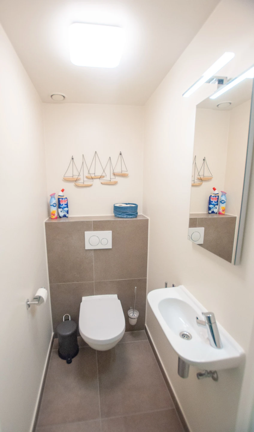 Appartement vacances avec vue latérale sur la mer à Ostende