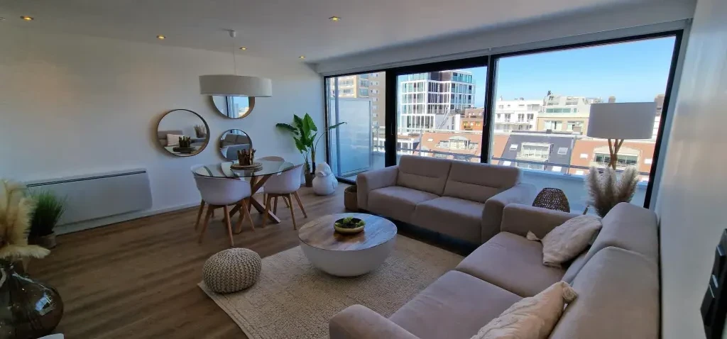 appartement ensoleillé à nieuwpoort