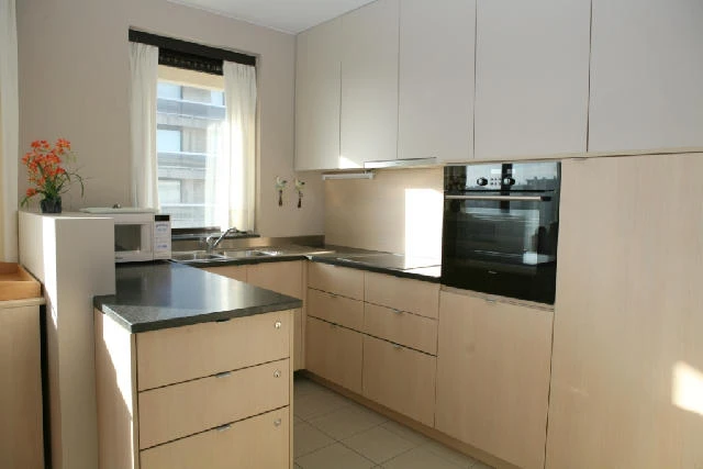dernières disponibilités à prix baissé location 2026:  La Panne apart 3ch vue latérale mer (7ième) +garage inclus 