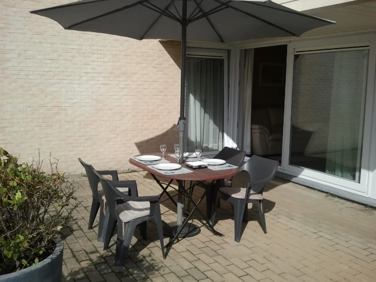 Nieuwpoort Appartement Rez de Chaussée 2 CH Grande Terrasse Wifi Parking privé PROMO