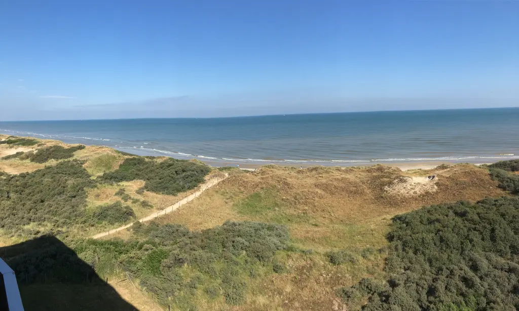 Superbe studio avec vue sur mer dans la réserve à la panne