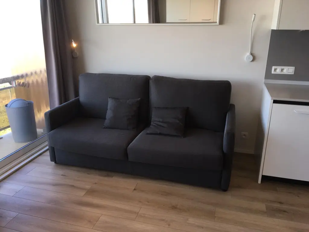 Superbe studio avec vue sur mer dans la réserve à la panne