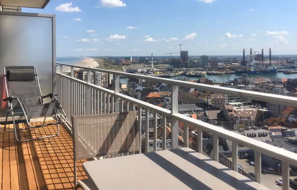Appartement Ostende vue mer 7 pers. (19e étage)