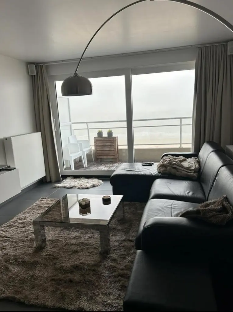 Appartement de luxe avec vue sur la mer dans le style des années soixante-dix