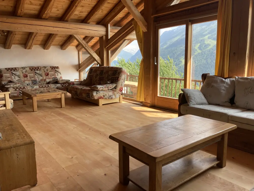 Grand beau chalet 22p. Jardin, Sauna, parking Vue plein sud